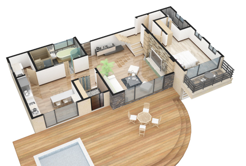 50평형 조감도 사진